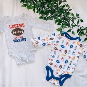 2 for $10 🐝 Long-sleeve Sports Onesie